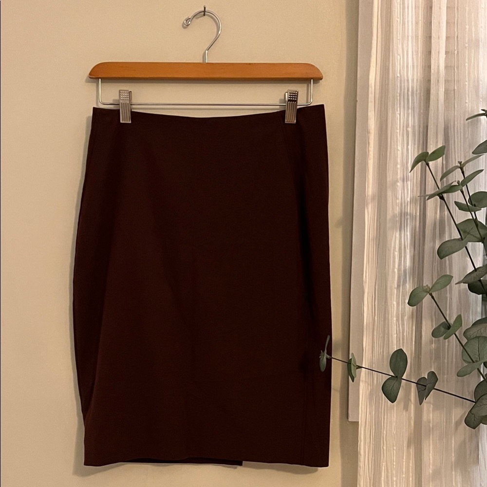 The Limited Collection Rich Burgundy Pencil Skirt
